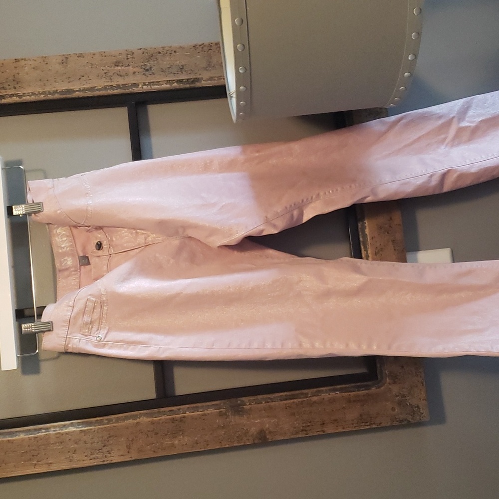 ny and company shiney pink jeans